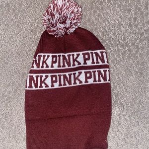 PINK beanie